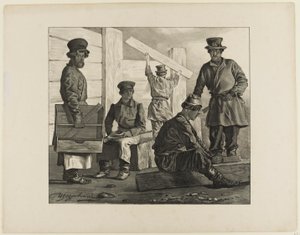 Scènes uit het Russische volksleven