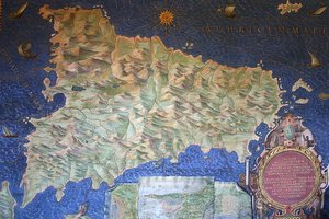 Kaart van Sicilië