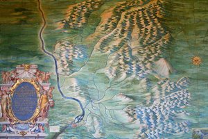 Kaart van Avignon en de Comtat Venaissin