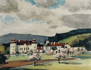 Kasteel Weinzierl bij Wieselburg, ca. 1909
