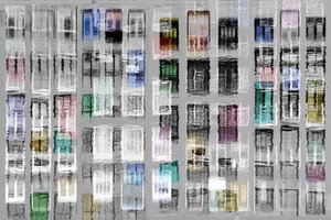 Abstract City Windows door Igor Shrayer