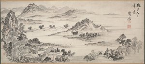 Uitzicht op West Lake, 1700s