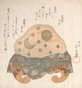Steen van Drie Lichten: Zon, Maan en Ster, 19e eeuw door Ikeda Eisen