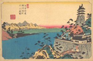 Het Kasteel van Unuma door Ikeda Eisen