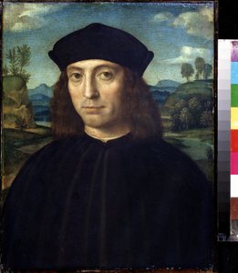 Portret van een man door Il  Francia