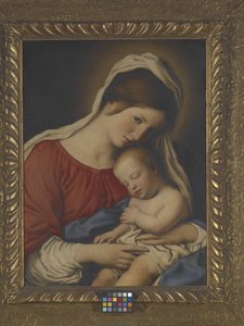 Madonna en kind door Il (1609 85) Sassoferrato