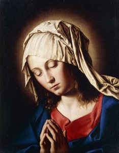 De Madonna in gebed
