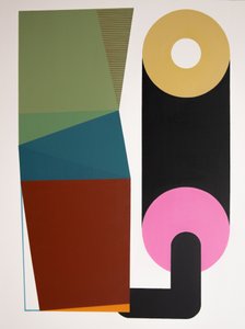 Geometrisch kleurblok door Ildefonso Martín
