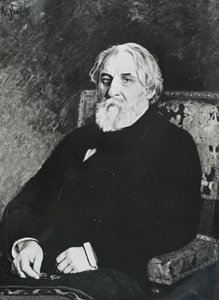 Ivan Sergejevitsj Toergenjev door Ilya Efimovich (after) Repin