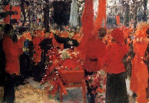 Begrafenis van de revolutionairen door Ilya Efimovich Repin