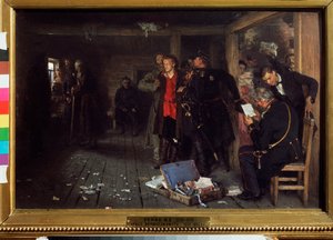 De arrestatie van de propagandist