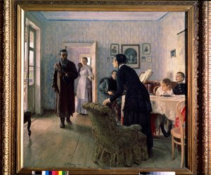 De onverwachte terugkeer door Ilya Efimovich Repin