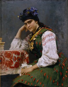 Portret van Sofia Dragomirova-Lukomskaya