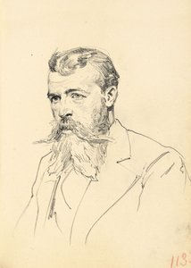 Portret van een man met snor en baard, c. 1872-1875