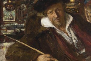 Zelfportret, 1917 door Ilya Efimovich Repin