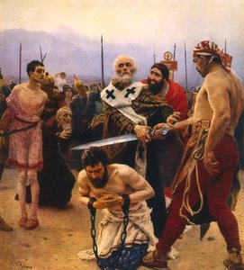 St. Nicolaas redt drie onschuldigen van executie