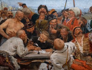 De Zaporogische Kozakken schrijven een brief aan de sultan van Turkije