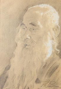 Leo Tolstoy. Yasnaya Polyana door Ilya Efimovich Repin