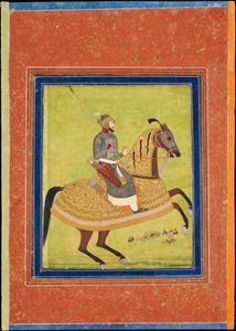 Prins Azam Shah te Paard