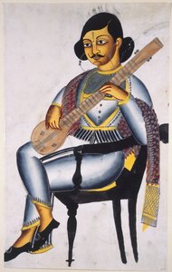 Een Bengaalse muzikant door Indian School