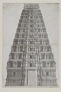 Een twaalf verdiepingen tellende gopuram