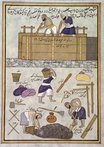 Add.Or.1717 Een bouwer van moddermuren door Indian School