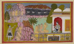 Add 15296 (2) f.65r, De apen hebben Svayaṁprabha verteld