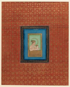 Akbar en een van zijn zonen of kleinzonen, 1875-1900 door Indian School