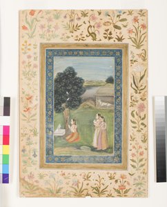 Bhairavi Ragini van Bhairava, ca. 1780 door Indian School