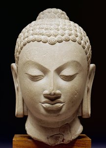Boeddha Hoofd, Sarnath cultuur, 500 AD