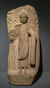 Boeddha staand. Zuid-India, Andhra Pradesh, Ghantashala