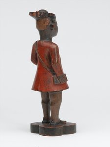 Gesneden houten figuur van een sepoy van het Madras-leger, circa 1785