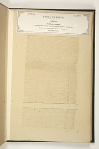 Grove katoen, Benares, uit De Collectie van de Textielfabrikanten van India, door John Forbes Watson, uitgegeven in 1866 door Indian School