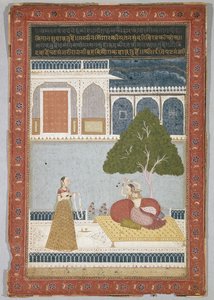 Desvarati Ragini, gedateerd 1768 door Indian School