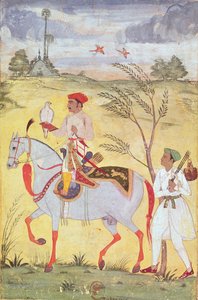 Keizer Jahangir (1569-1627) door Indian School