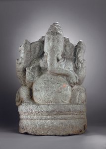 Ganesha, 12e-13e eeuw door Indian School