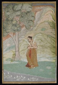 Gauri Ragini, Manuscript folio, eind 18e eeuw