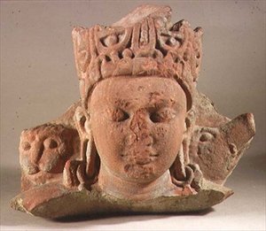 Hoofd van Vaikuntha Vishnu, Mathura, Utter Pradesh