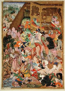 Harivasma, Het paleis van de beer, ca. 1586 door Indian School