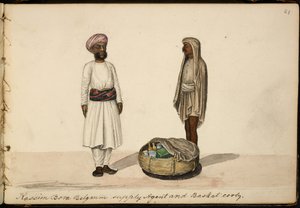 Kassim Bohori, bevoorradingsagent. Belgaum door Indian School
