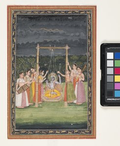 Krishna rendez-vous met Gopi