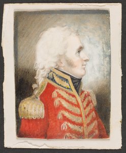 Luitenant John Malcolm, Madras Leger, circa 1795 door Indian School