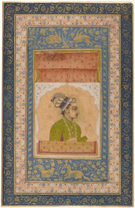 Miniatuurportret van Dara Shikoh, c.1640 door Indian School
