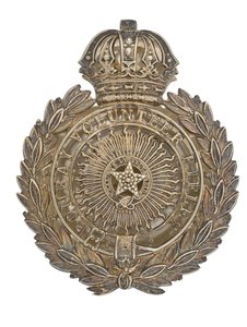 Zakriemplaat, Bombay Volunteer Rifles, 1877-1901 door Indian School