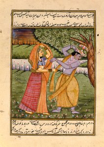Radha en Krishna, de god van de liefde