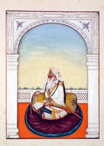 Rajah Iej Singh, uit Het Koninkrijk van Punjab, zijn Heersers en Hoofden, deel I, een deel van 27 aquarelstudies door een onbekende Indiase kunstenaar, ca. 1840