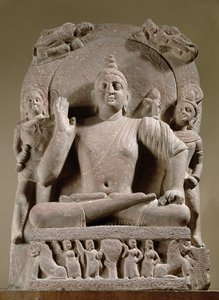 Zittende Bodhisattva, Mathura