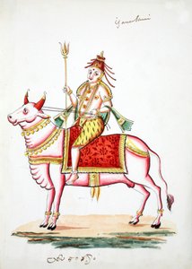 Shiva op de Stier, Nandi