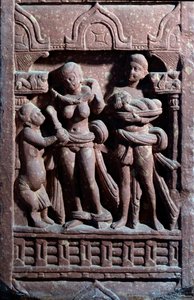 Sundari toilet (zandstenen sculptuur)