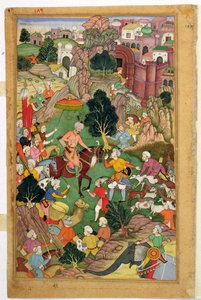 De vangst van de schapen van de Hazaras, uit de 